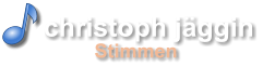 Stimmen christoph jggin